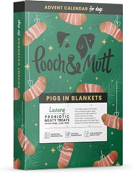 Pooch & Mutt - Christmas Advent Calendar for Dogs, Meaty Treats | Christmas Treats, Dog Advent Calendar, Christmas Inspired Treats