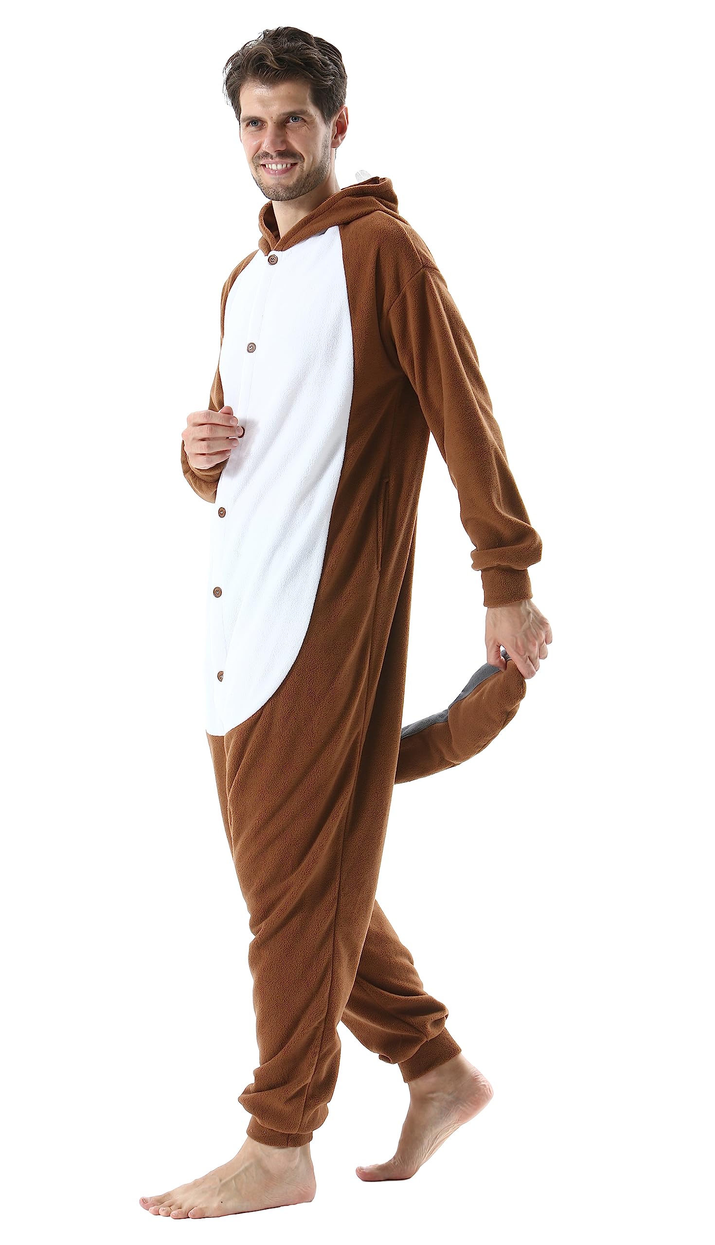 SimZoo Adulto Disfraz Pijama Unisex Pijama Kigurumi Onesie para Carnaval Halloween Cosplay Ropa de Dormir Traje de Disfraz para Navidad Festival Mujer y Hombre — view 5
