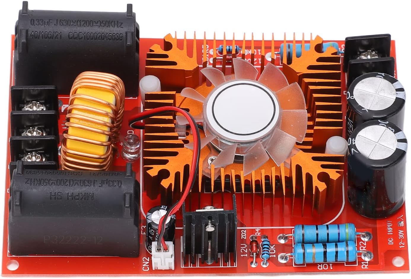 DC 12‑30V ZVS Coil Flyback Driver Board , ZVS Driver Board High Voltage Coil Heating Board Module Excitation Circuit Design DC for Marx Generator