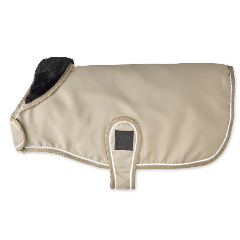 Capa de Chuva para Cães em Poliamida Resistente à Água Pet Passion Breeze II Khaki Small