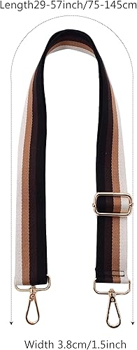 Miniatura 2 de Correas de repuesto para bolso, correa ajustable para bolsos, correa ancha para el hombro para mujeres y hombres, monederos de guitarra