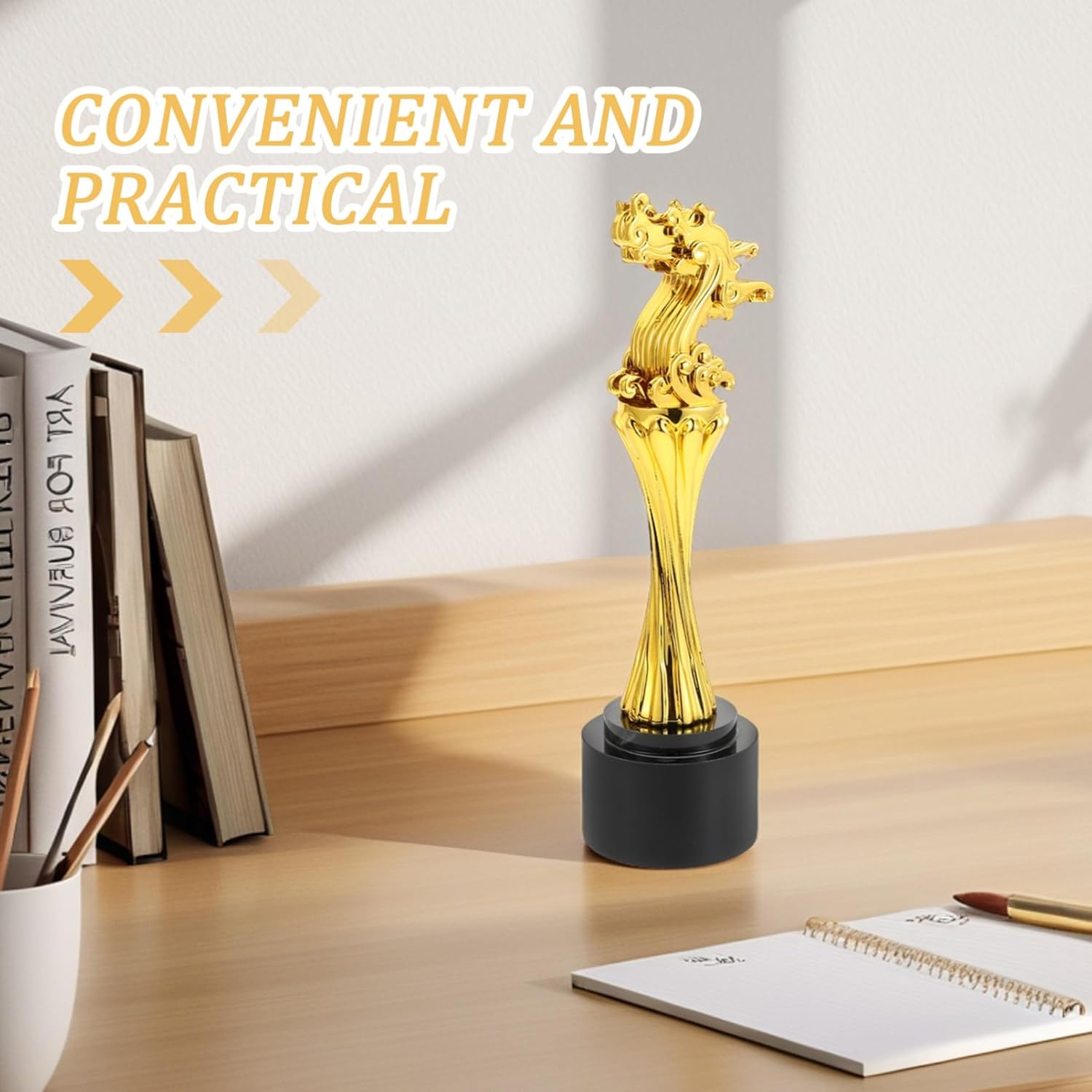 Toyvian Dragon Boat Trophy Cup Competition Trophy Prop for Students Sport Kindergarten Ceremony Trophy Decor