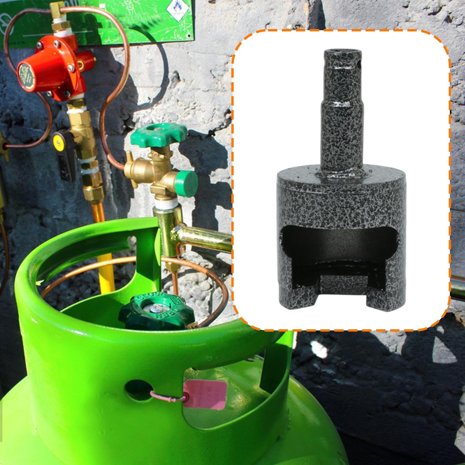 KESOTO Chiave per Valvole per Gas Liquefatto, Strumento manopola Manuale per Lavori Senza Sforzo, Valvole di Serbatoi di Gas, Chiave per Valvola di Riduzione