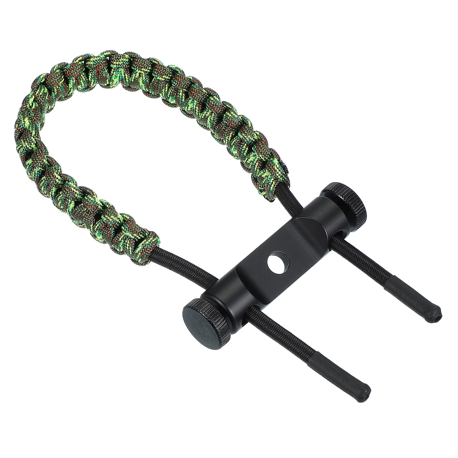 sourcing map Archery Bow Wrist Sling 15.75 Inch 550 Paracord Strap Compound Bow Stabilizer & Hand Loop Carrier Bow Stabilizer for Bow Hunting Shooting Forest Camouflage 1 Count