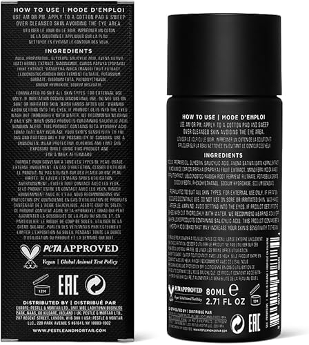 Miniatura 3 de Pestle  Mortar Clarify - Tóner de ácido salicílico al 2 tratamiento del acné y brotes transparentes exfoliante facial para eliminar el exceso de