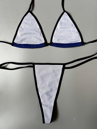 HiSexy Micro Bikini Set for Women Extreme Triangle Top G String Swearwear Sexy Multi Clour Tie Side Mini Bathing Suit