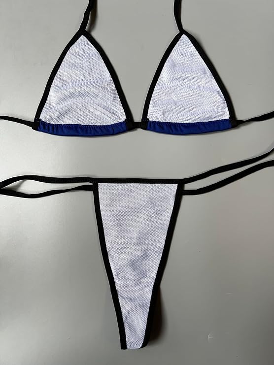 HiSexy Micro Bikini Set for Women Extreme Triangle Top G String Swearwear Sexy Multi Clour Tie Side Mini Bathing Suit