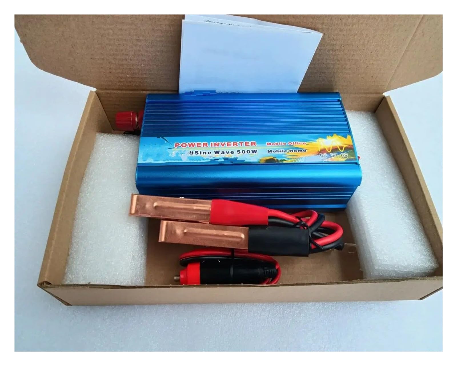modificada Inversor Corriente Pantalla Digital 500W DC 12V A AC 220V 230V 240V 50HZ Sobretensión 1000W Inversor Onda Sinusoidal para Pura(60HZ,48V,100V)
