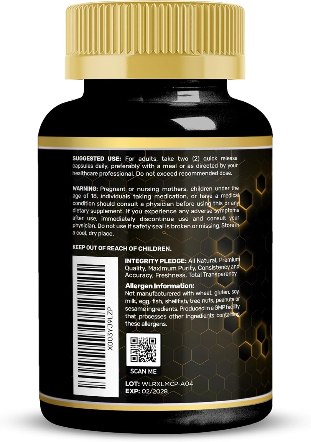 Lions Mane Supplement Capsules - 120 Count - Mushroom Supplement, Brain Supplements for Memory and Focus, Lion's Mane Mushroom Capsules Organic - Cognitive and Immune Support, Focus Supplement - Image 3