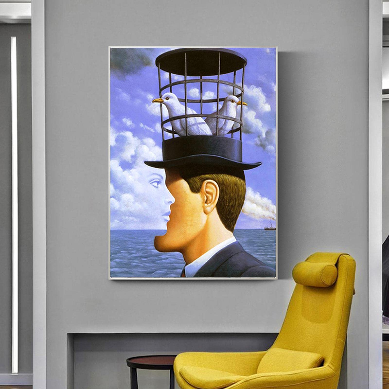 Rene Magritte Fue Un Artista Surrealista De Renombre Internacional Era Belga Conocido Por Sus Representaciones Objetos Familiares Image388497872