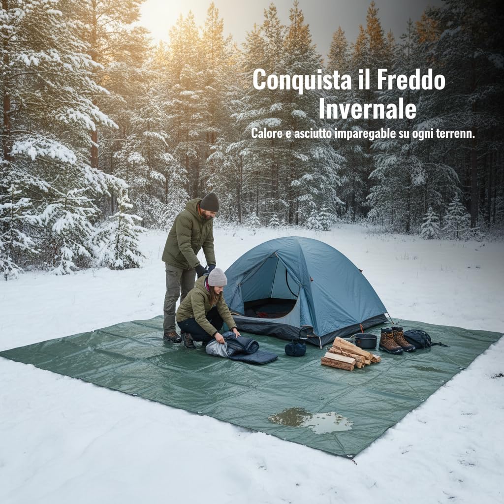 da Campeggio in PVC Impermeabile | Materiale impermeabile, Antiumidità, Escursioni invernali, Bivacco