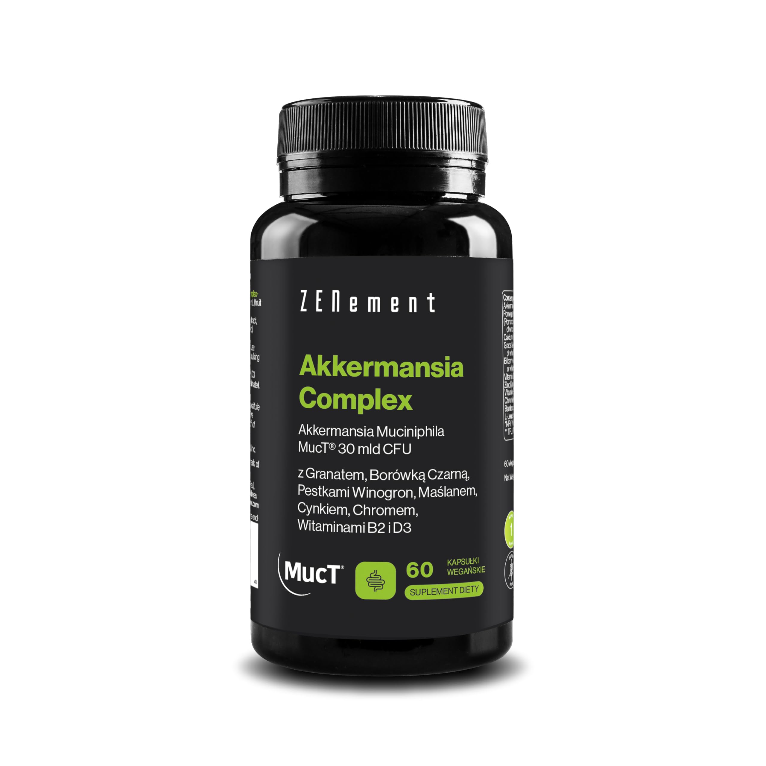Akkermansia Muciniphila 30B TFU - Polifenole & Maślan - 60 Kapsułek