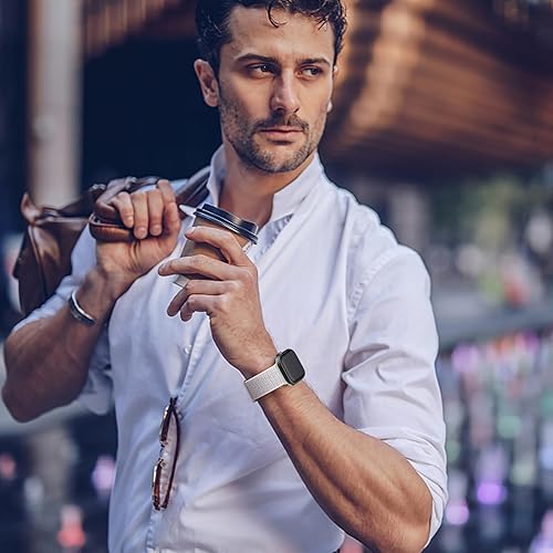 Miniatura 6 de Paquete de 3 correas deportivas de nailon compatibles con Apple Watch de 1.732 in 1.772 in 1.654 in 1.929 in 1.496 in 1.575 in 1.614 in, correa