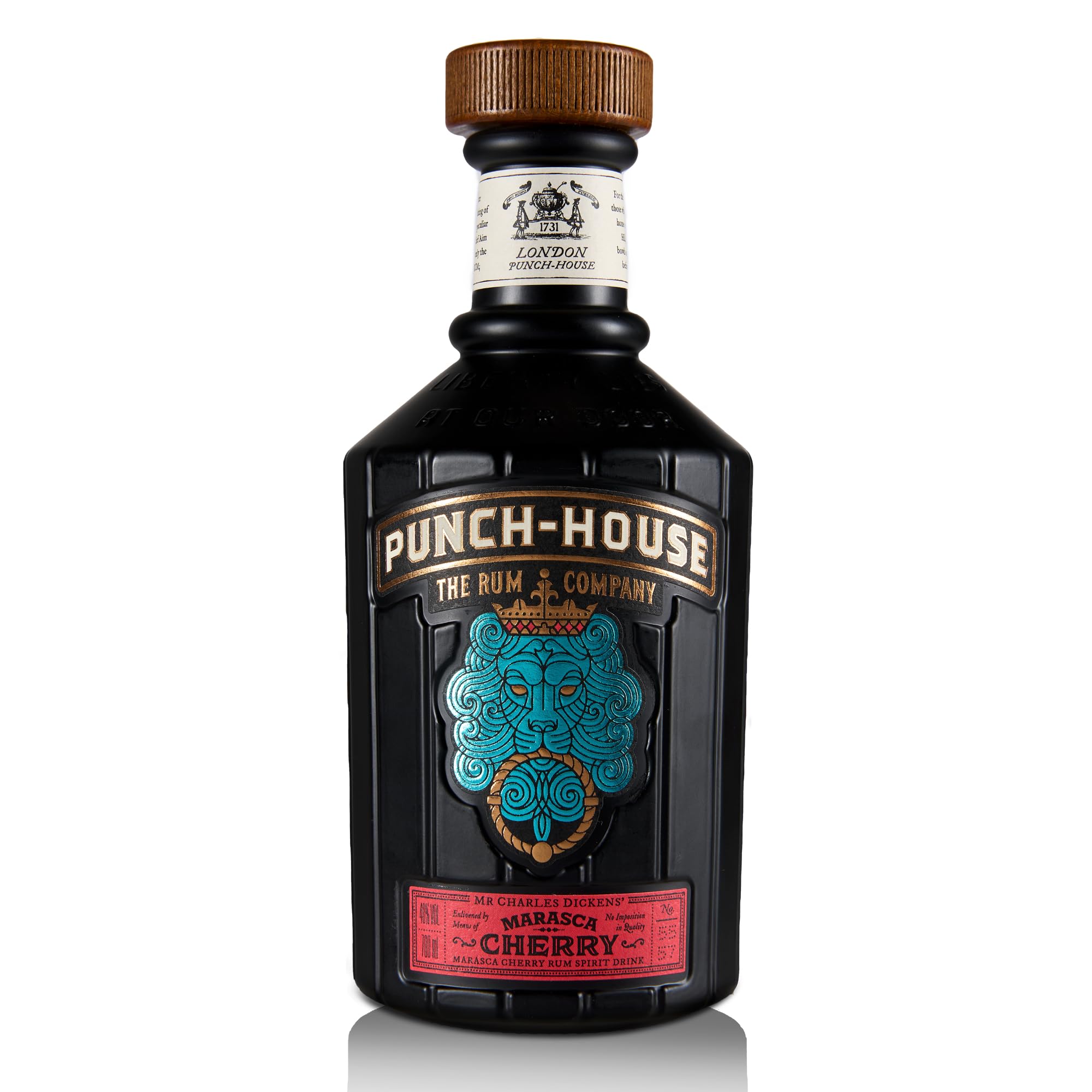 Punch-House Marasca Cherry dunkler Rum, 0,7l - Herrlich subtil und fruchtig, mit zarten Noten von dunkler Kirsche und Mandel.