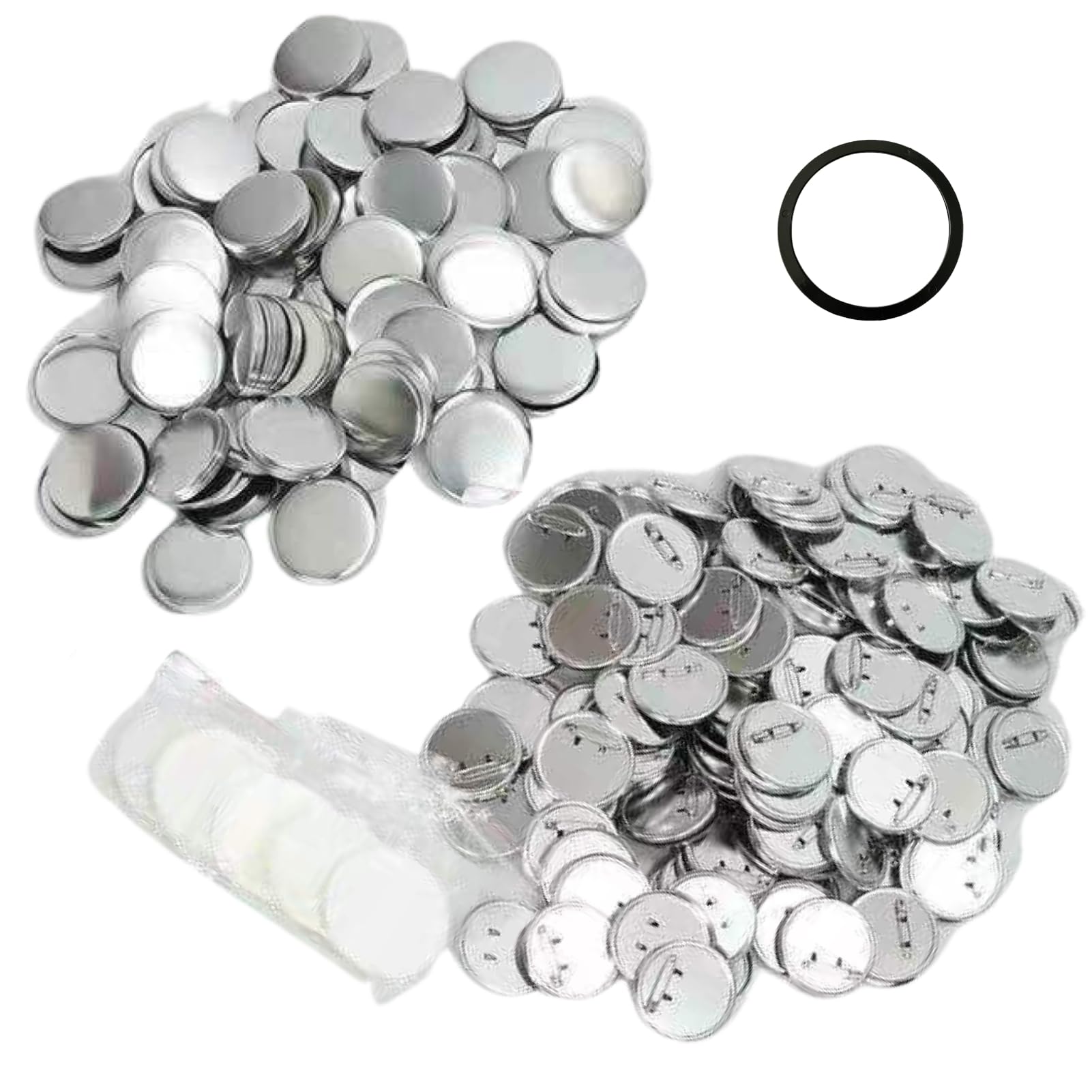 Amazon.co.jp: シャンディニー 缶バッジ パーツ セット 金属