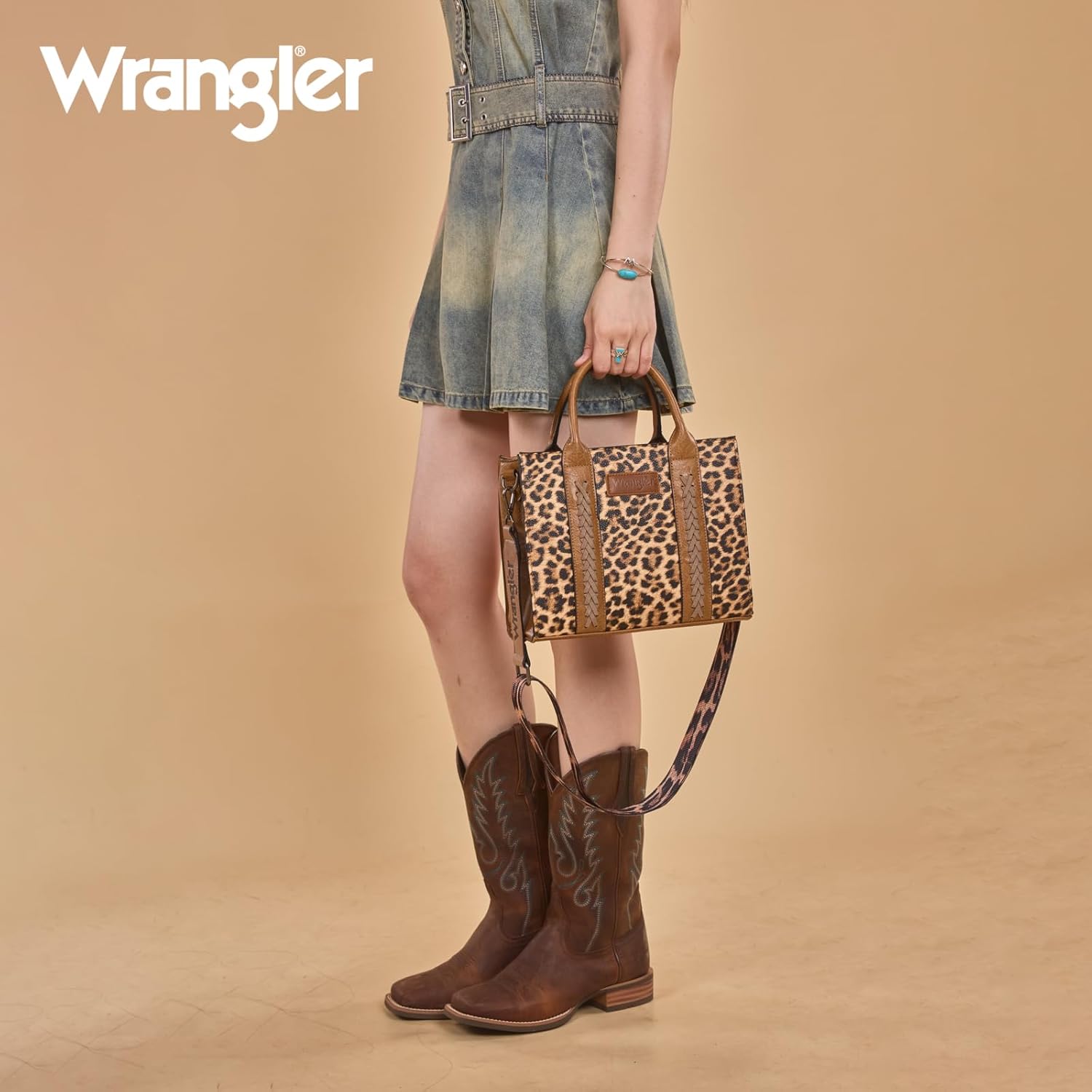 Wrangler Purse for Women Medium Tote Bag Handbags Top-Handle | Purse - Image 4