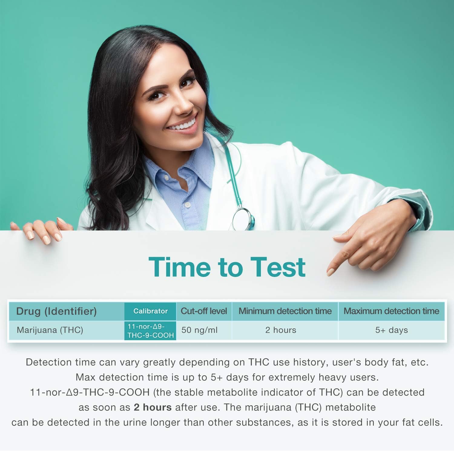 Easy@Home Marijuana Test Kits 6 Pack and Nicotine Urine Test Kits 10 Pack : Health & Household