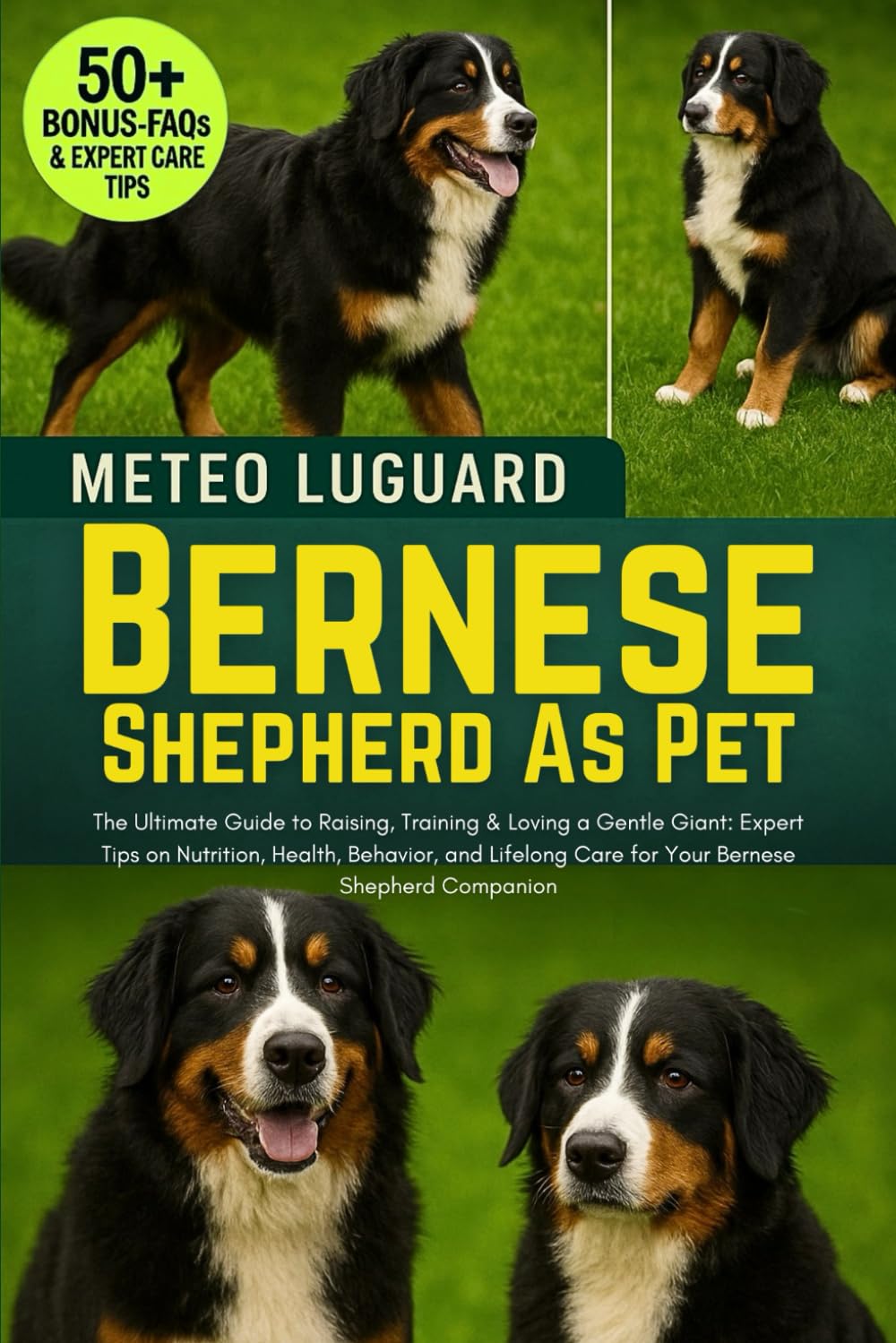 BERNESE SHEPHERD AS PET: The Ultimate Guide to Raising, Training & Loving a Gentle Giant: Expert Tips on Nutrition, Health, Behavior, and Lifelong Care for Your Bernese Shepherd Companion