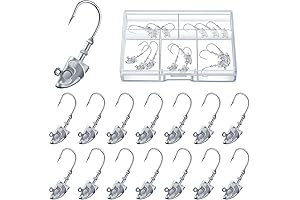 15 Pieces Swimbait Jig Head Lead Jig Head Bait Lead Weighted Hooks...