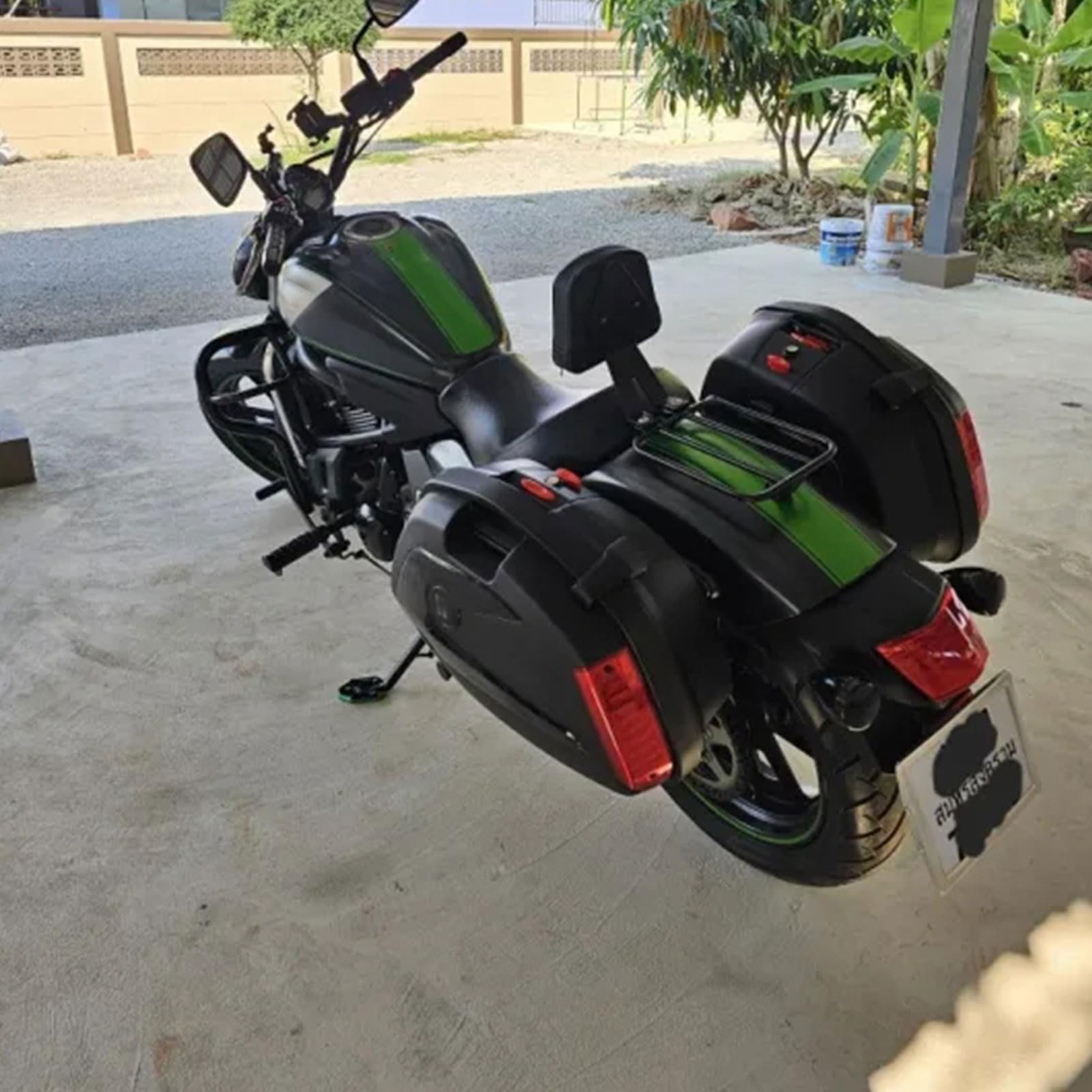 Rack bagagli moto Sissy Bar Schienale rimovibile per Ka-wa-sa-ki Vulcan 650 S EN650 VN650 S650 EN650 Vulcan S 650 2015-2023