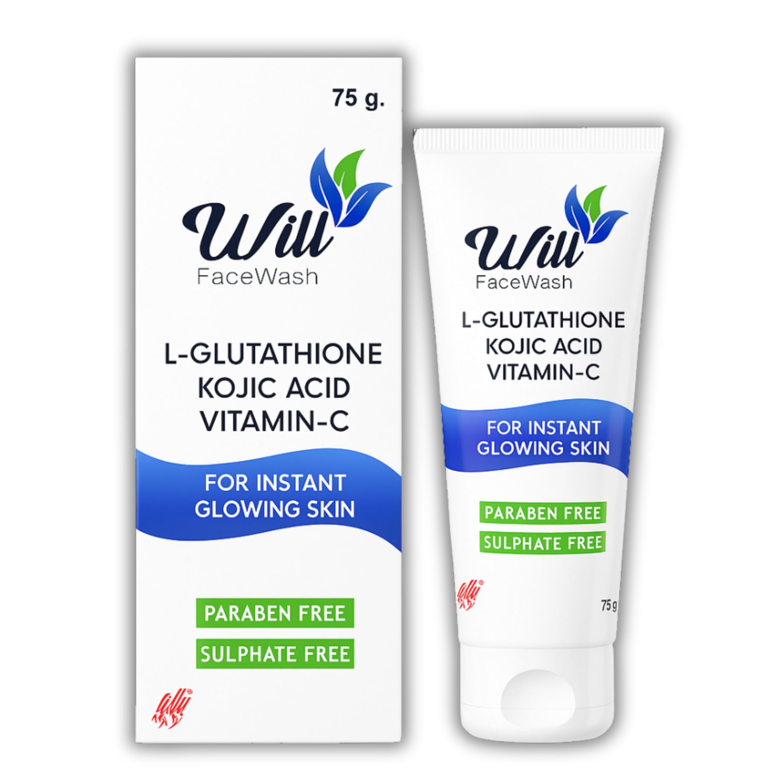 Rotex Will L-Glutathione, Kojic Acid & Vitamin C Face Wash | Instant  Glowing Skin | Deep Cleansing & Brightening Formula | Paraben & Sulphate  Free | ...