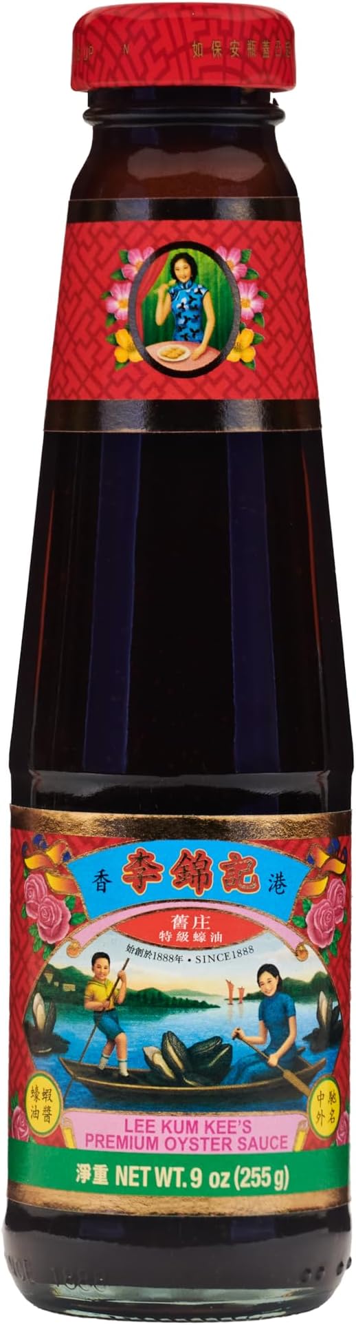 Lee Kum Kee Premium Oyster Sauce (9 oz - 1 Pack) Rich, Umami & Savory, All-Purpose Seasoning, Perfect for Marinades, Broths, Gravy, Stews, Dipping Sauces, & Stir-Frying