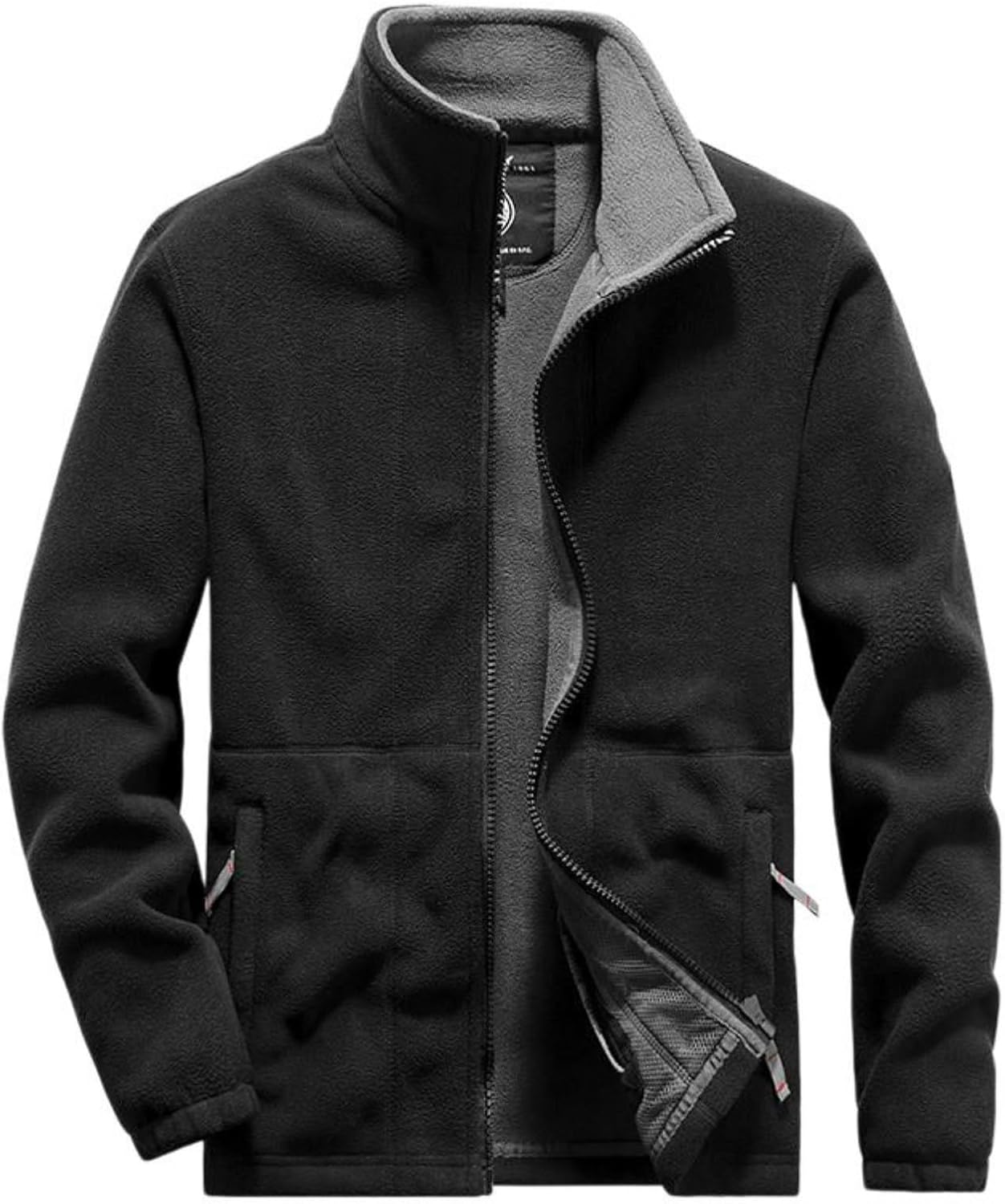 Men’s Fleece Thick Hooded Jacket Warm Outerwear