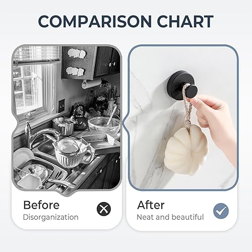 Miniatura 3 de Ganchos de ventosa para coronas en vidrio, ganchos de ventosa sin taladro, ganchos de corona para puertas delanteras, ganchos para toallas para