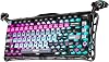 GravaStar Mercury V75 Pro Hall Effect Gaming Keyboard with Only Wired, 75% Layout Ergonomic Keyboard with Magnetic Switches, Hot Swappable, 8000 Hz Polling, Dual Zone RGB (Cyberpunk)
