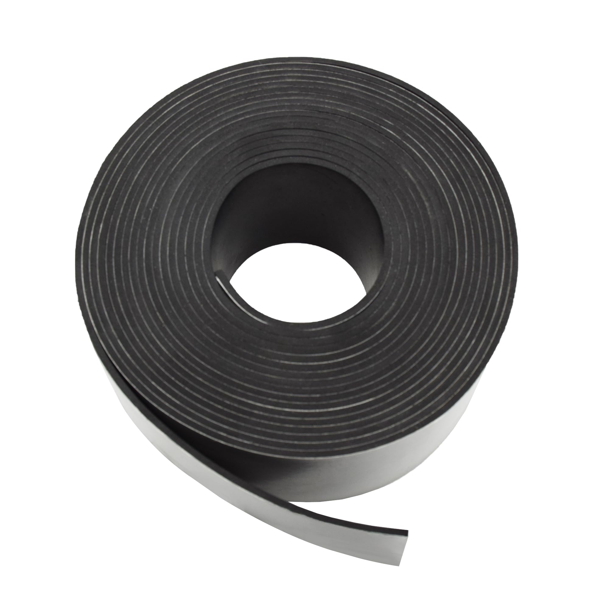 DOBTIM Tiras de goma de neopreno autoadhesivas de 1/8 (.125) pulgadas de grosor x 3 pulgadas de ancho x 25 pies de largo, hojas de goma sólida, rollos y tiras para juntas, material de bricolaje,