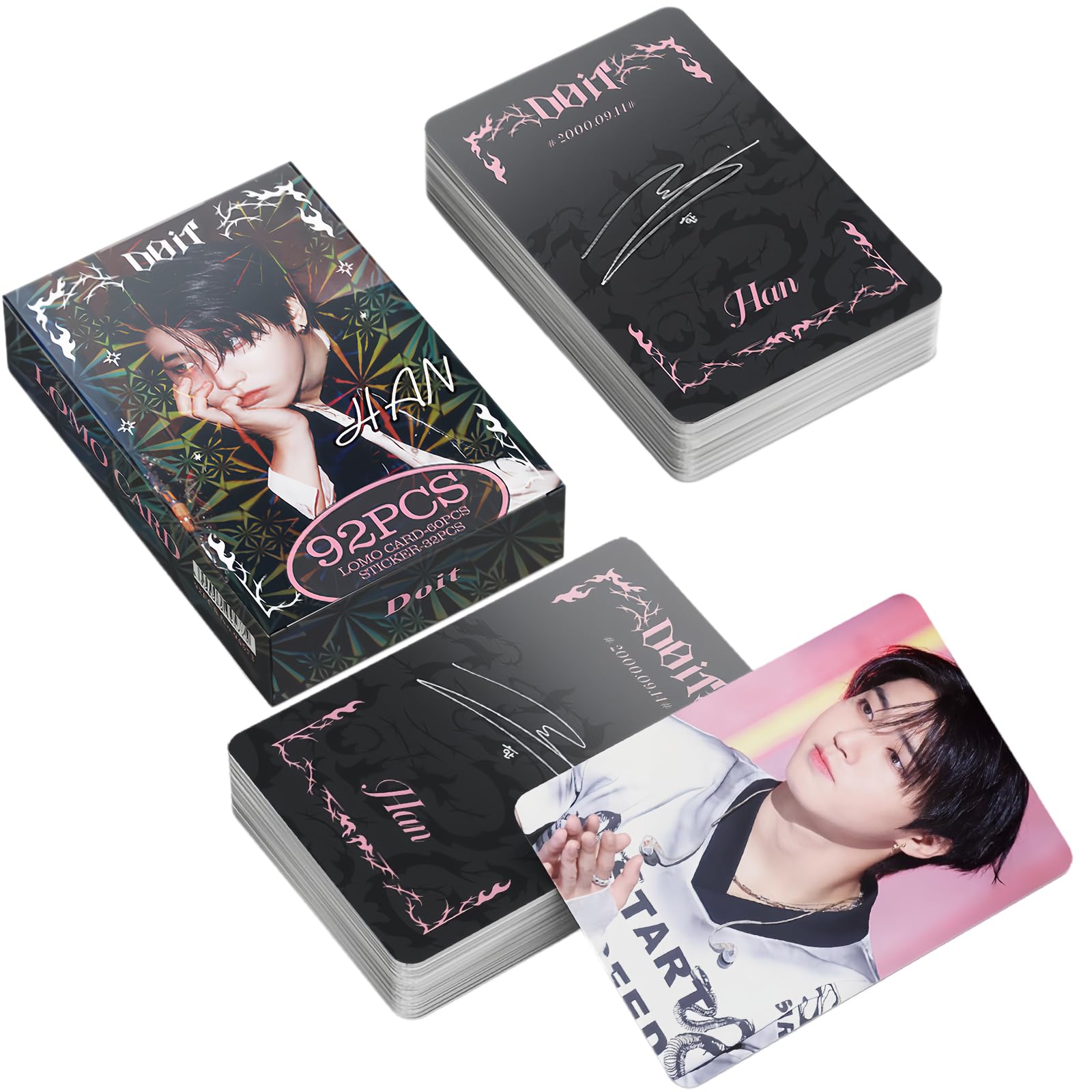 92 peças Stray Kids HAN Photocards DO IT Álbum HAN Cartões de