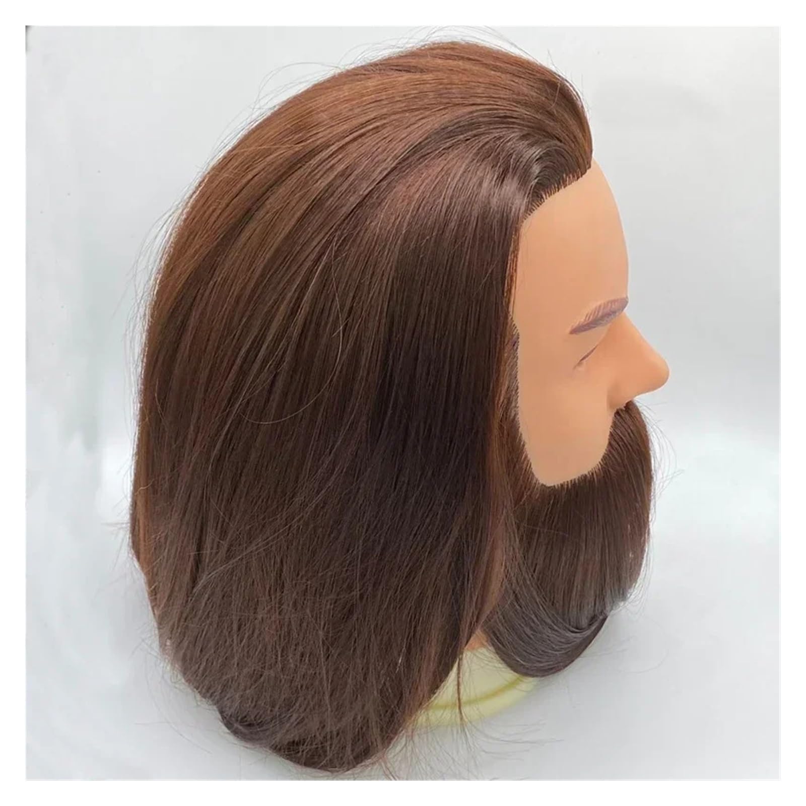 16" männlicher Schaufensterpuppenkopf mit Kunsthaar | For die Praxis, Friseur, Kosmetik, Ausbildung, Puppenkopf for Haarstyling