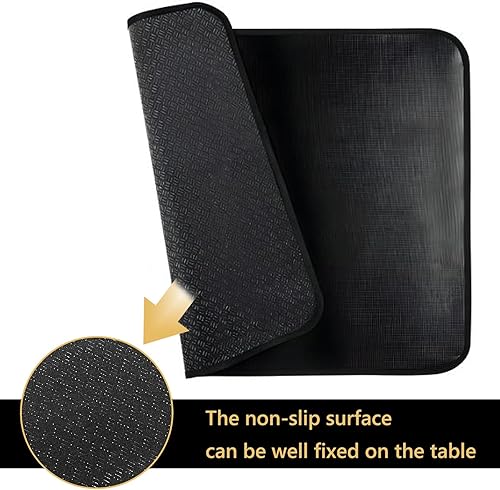 Miniatura 3 de Alfombrillas de parrilla de 24 x 31 pulgadas de grosor extra para parrilla al aire libre para proteger tu mesa de preparación y mesa de parrilla al