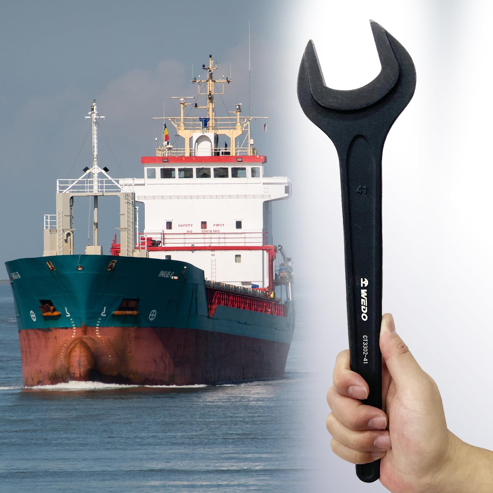 Chiave Per Bombole WEDO 22mm - Acciaio 40CRV, Lunghezza 195mm, Alta Resistenza