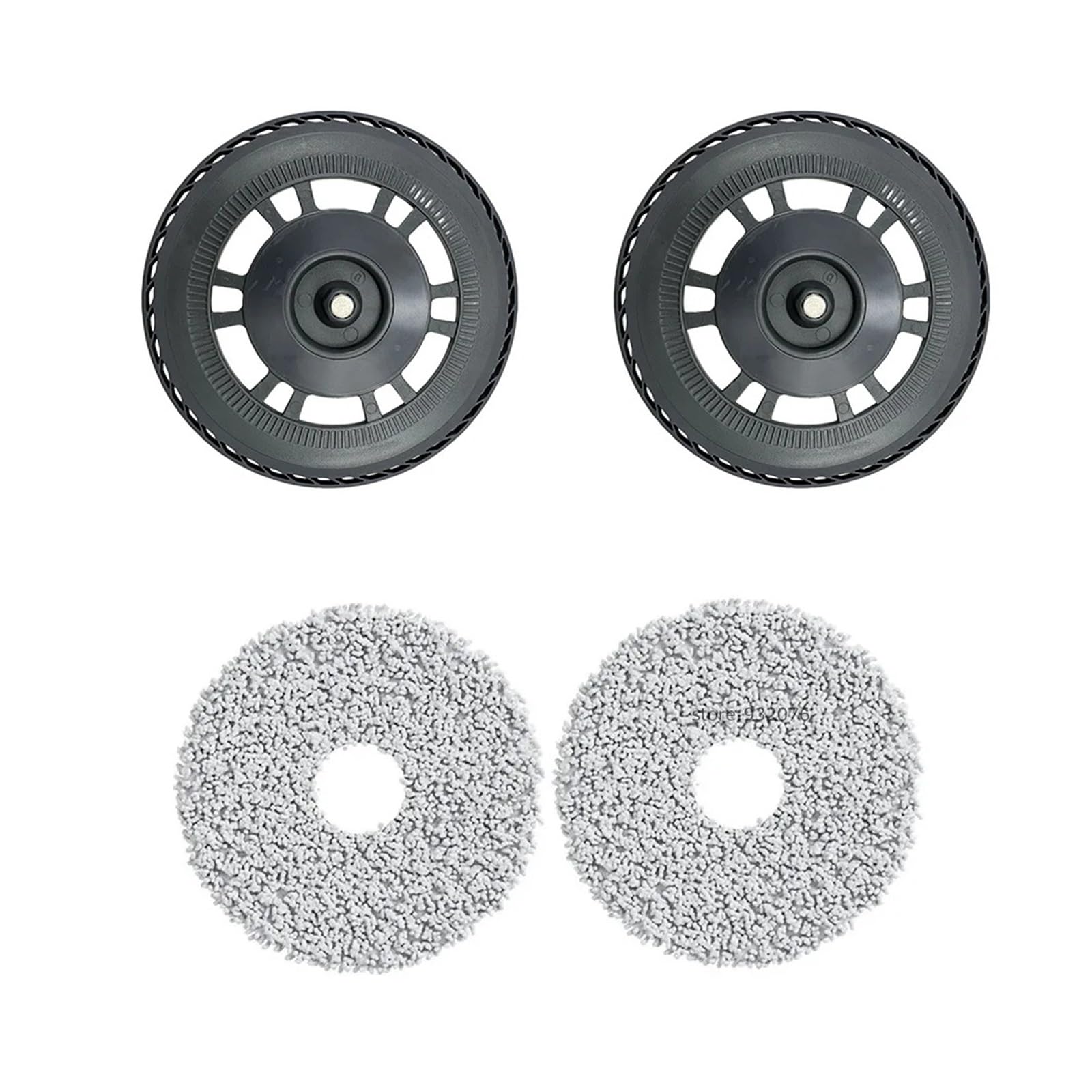 UKDNAEUF Sweeper Rag Mop Disc. Compatible for Dreame L20 Ultra/L30 Ultra/X40 Ultra/X30 Master One(4pcs-a)