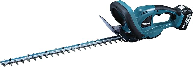 Makita DUH523RF Akumulatorowe Nożyce do Żywopłotu, 210 W, 18 V, Czarny/Zielony, 52 cm