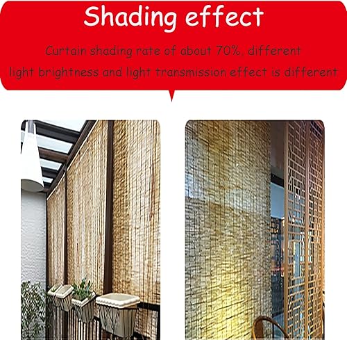 Miniatura 3 de Persianas de bambú para ventanas, persianas enrollables romanas para exteriores, filtro de luz, pantalla de privacidad fácil de instalar