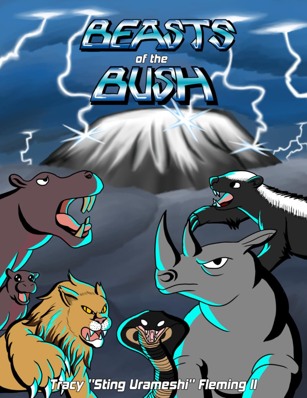 Beasts of the Bush: African Animal Coloring Book