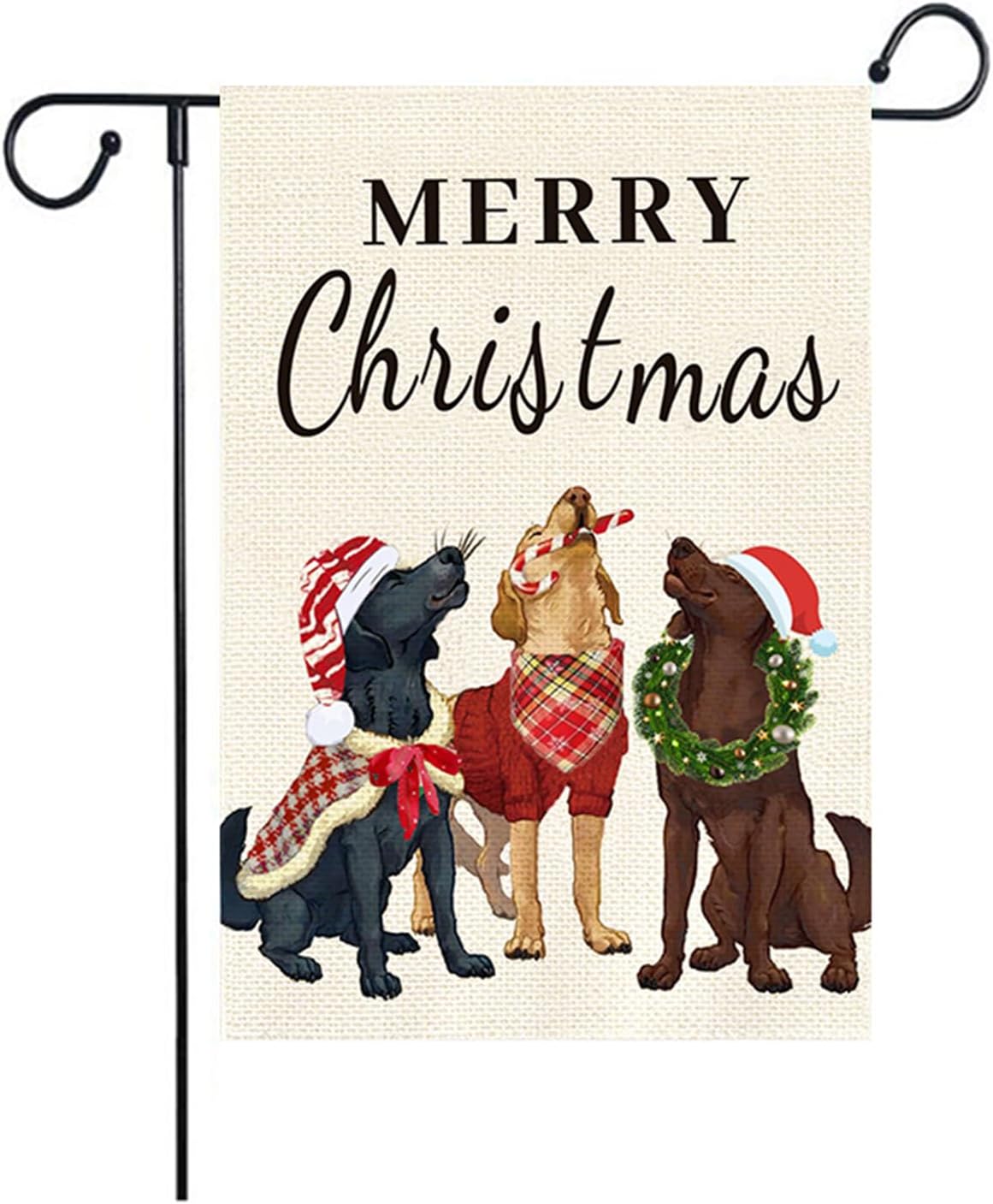 mflagperft Christmas Garden Flag For Outside Decorations