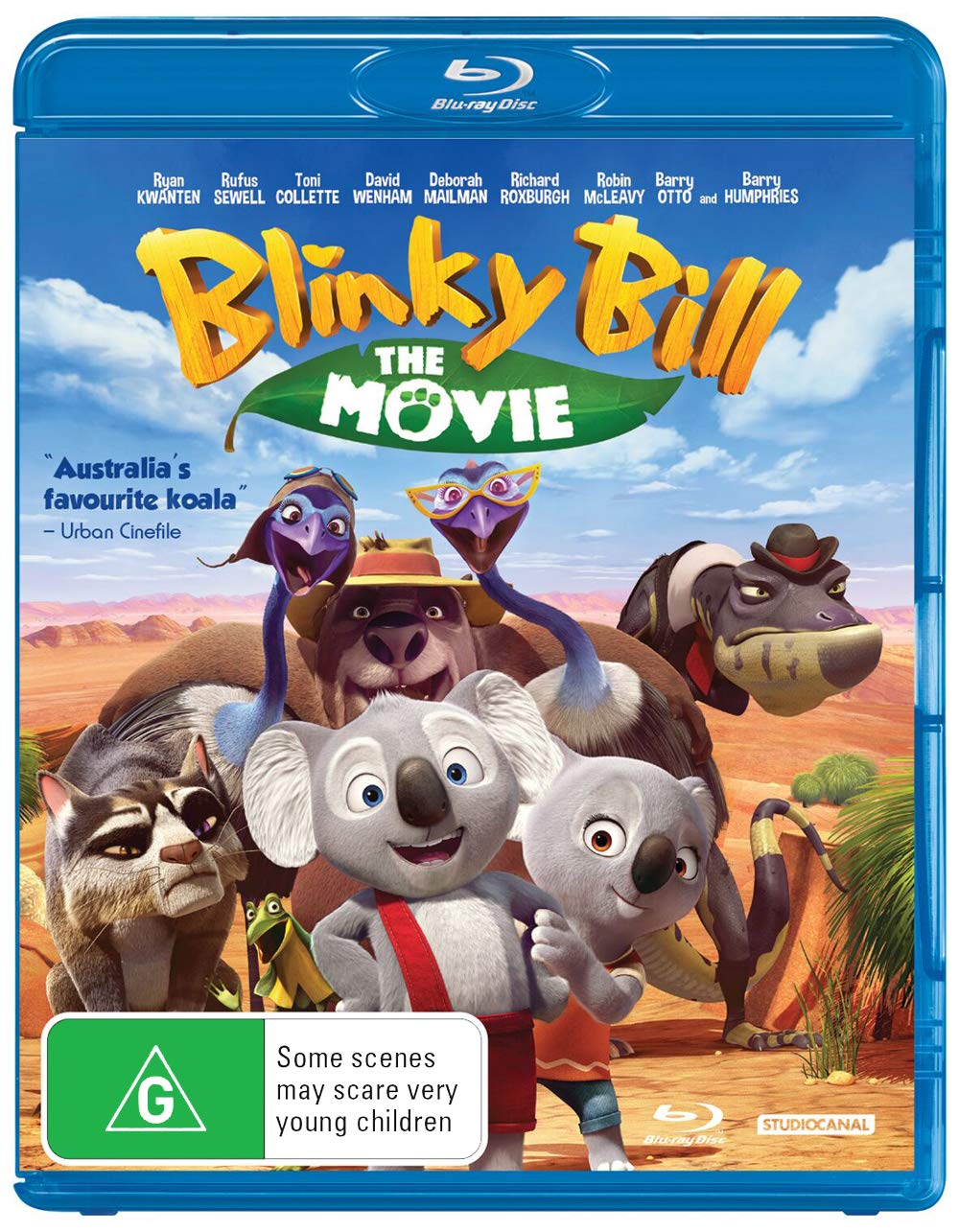 Blinky Bill Blu-Ray película de animación para tardes de cine familiar