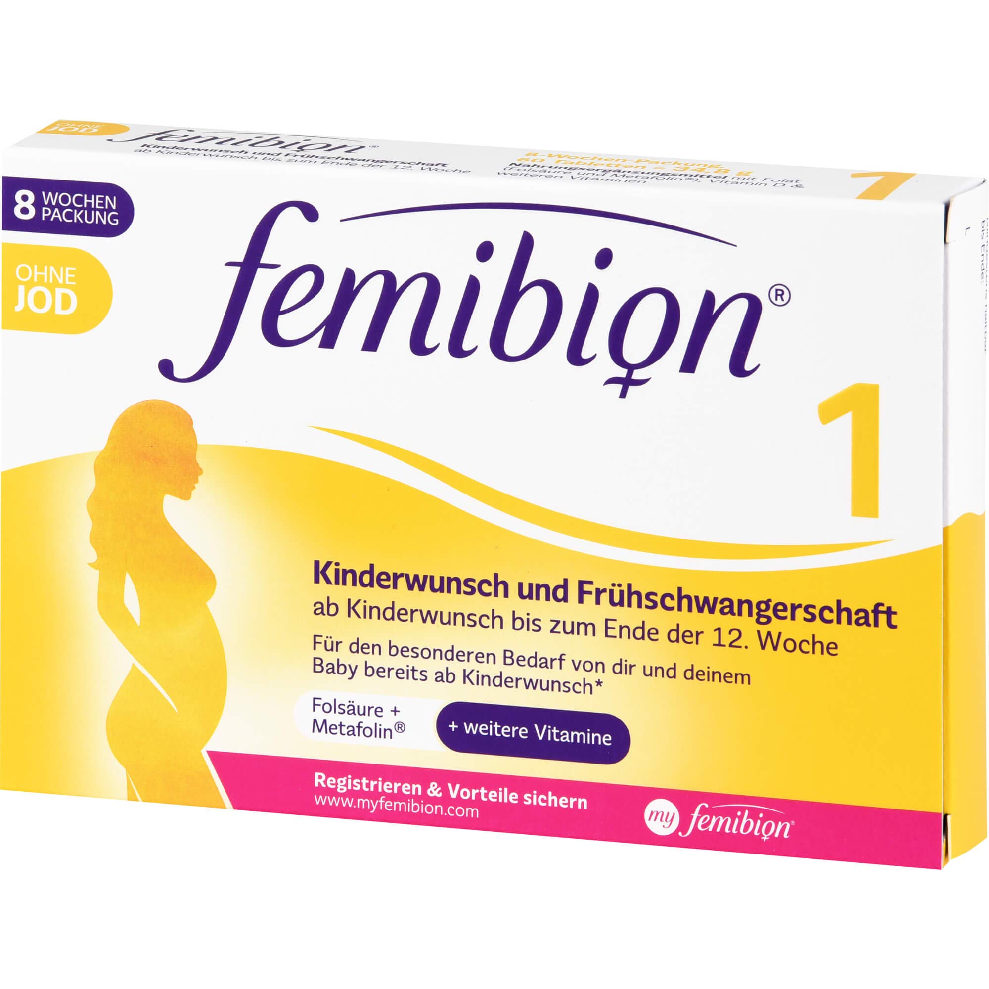 Femibion 1 Kinderwunsch+Frühschwangers. o. Jod