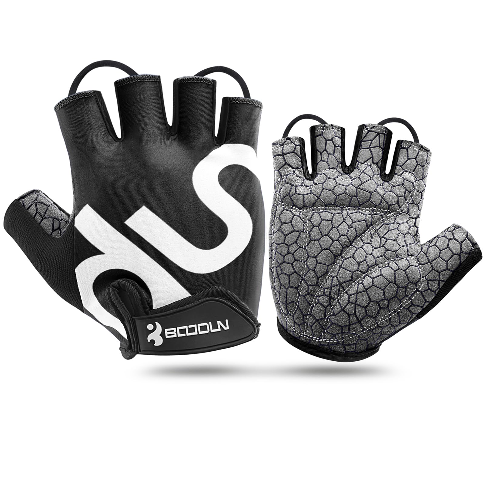 KONVINIT Fahrradhandschuhe Herren Damen Sommer - Radhandschuhe Halbfinger Fahrrad Handschuhe Freizeit für Mountainbike,Rennrad,Downhill,Pendler,Radler,Kajak,Roller,Segel,Ruder