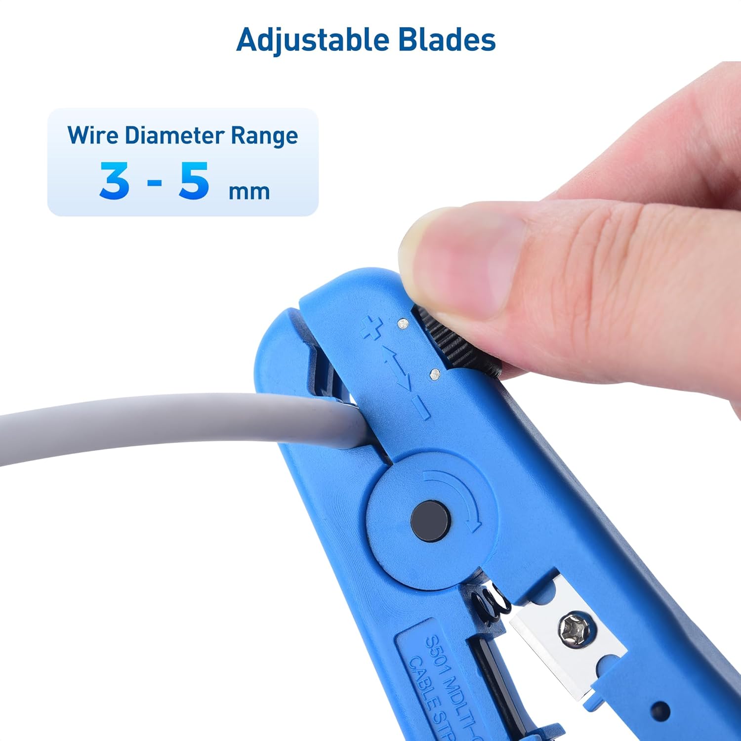 #1 Cable Matters 2-Pack Heavy-Duty Wire Strippers #2 Cable Matters Modular RJ45 Crimp Tool for Pass-Through Connectors