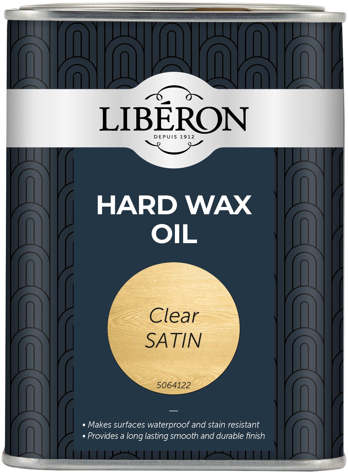 Liberon 104467 Hard Wax Oil Clear Satin 1 litre