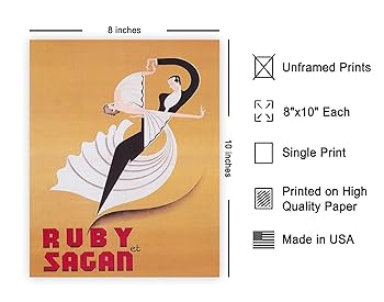 Amazon.com: Poster Master Vintage Ballroom Dancer Poster