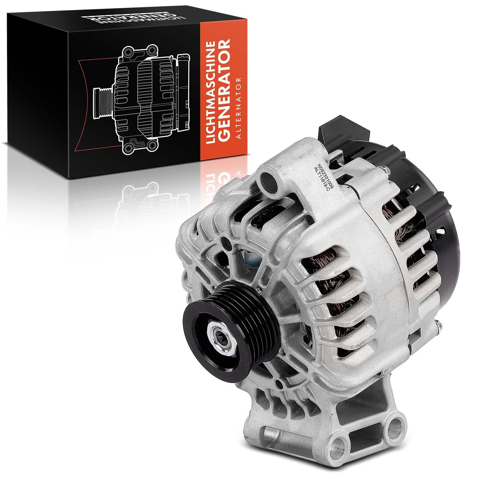 Frankberg Alternateur 120A Compatible avec Mondeo IV BA7 1.6L Essence 2007-2015 Fiesta VI CB1 CCN 1.4L Essence 2008-2012 Focus III - 1.6L Diesel 2012-2015 Remplacer# TG12C098