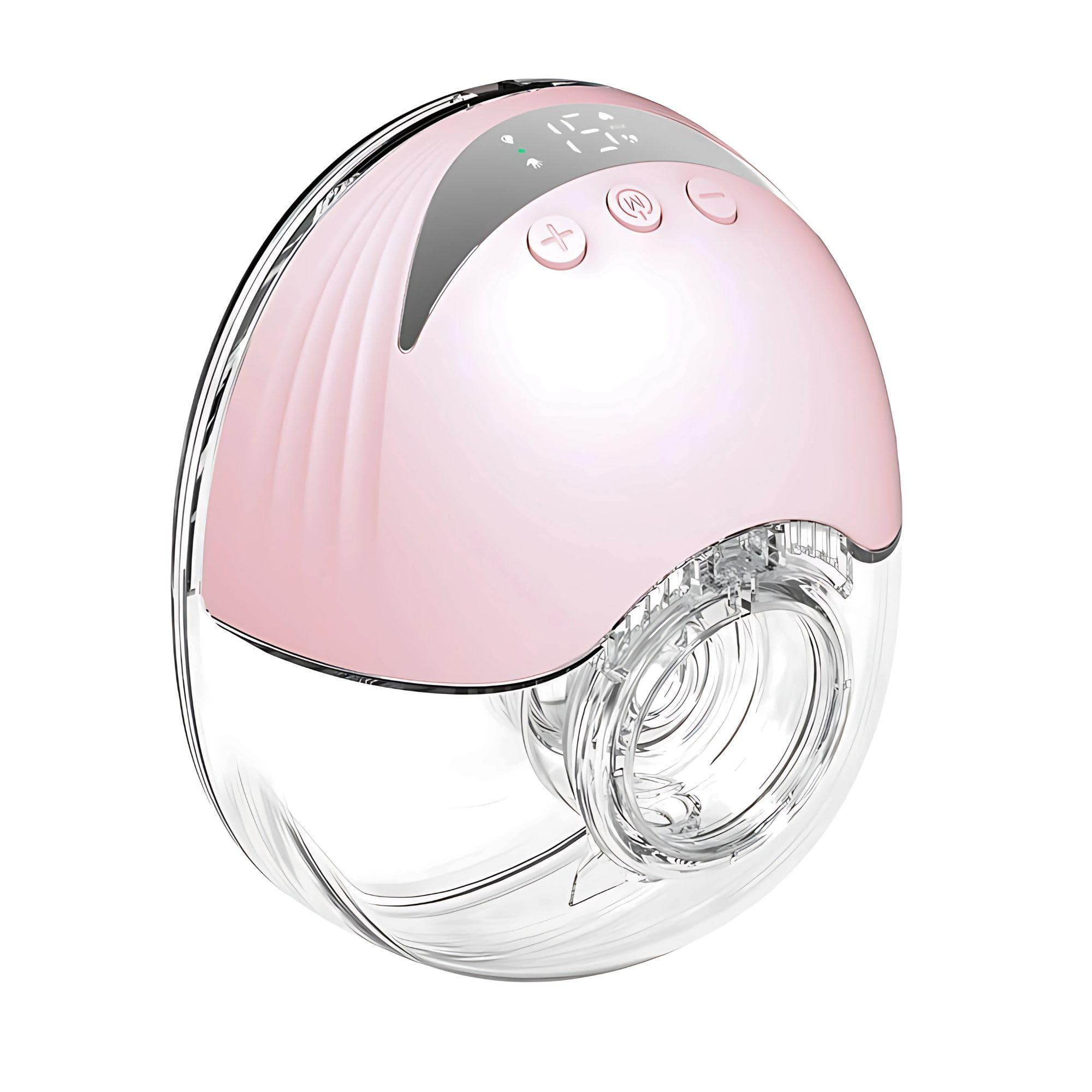 MISK Wearable electrical breast pump for feeding mothers, 4 modes & 12 Levels, Rechargeable, Automatic, Painless & Portable hands-free breastfeeding pump, 210 ML Milk Cup Capacity & 1200mAh Battery, BPA-Free Material, 19mm, 21mm & 24 mm Flange size included, LED Display, FDA approved (1 Year Warranty)-image-9