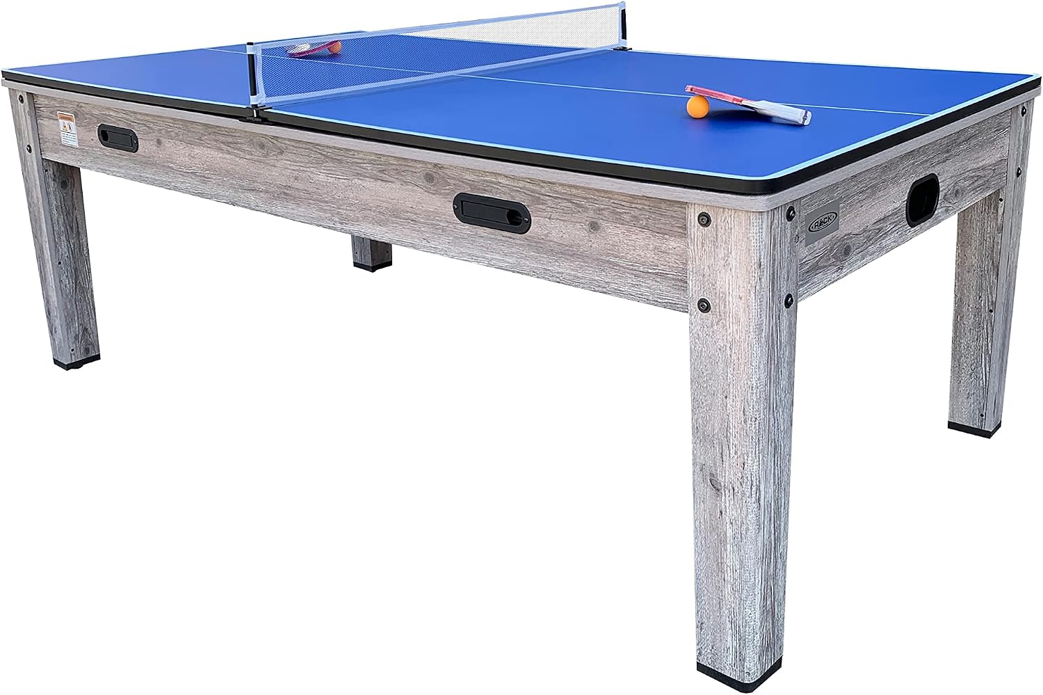Luxor 7.5-Foot 4-in-1 Multi-Game Swivel Pool Table - Billliards/Pool, Ping Pong, Hockey & Dining