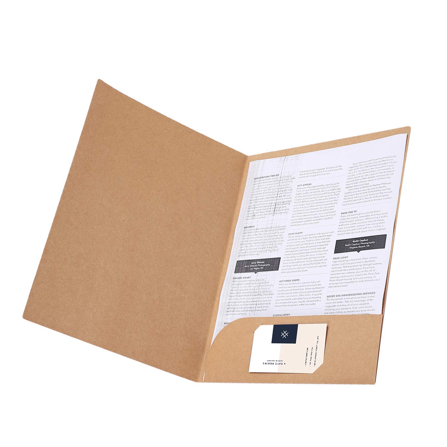Buy A4 Kraft Paper File Folder Square Cut Folder Foolscap Presentation