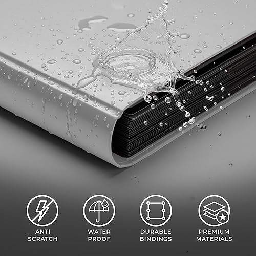 Miniatura 2 de CardGuard Trading Card Pro - Páginas de carga lateral de 9 bolsillos Negro, Azul / Patchwork, Verde oscuro, Rojo, Blanco